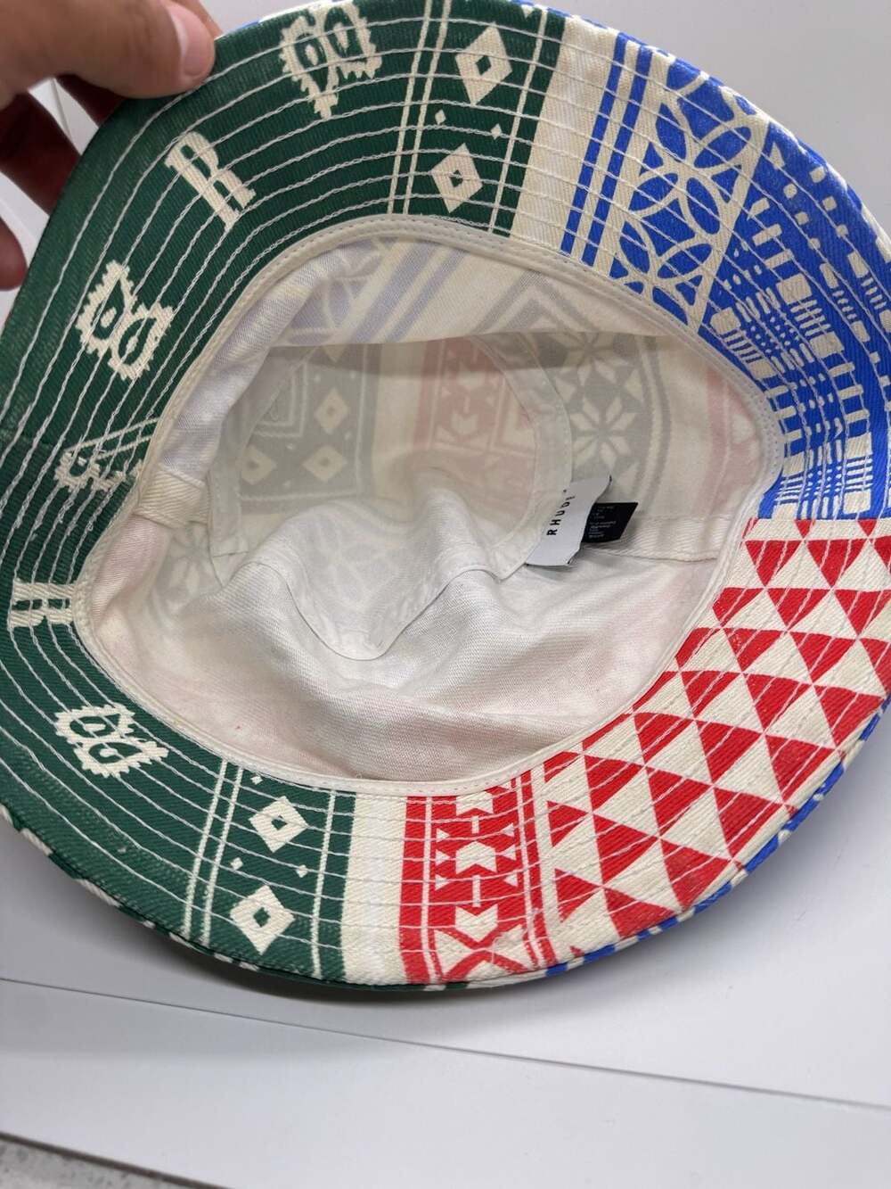 Rhude Multicolor Card Print Bucket Hat - Picture 7 of 10